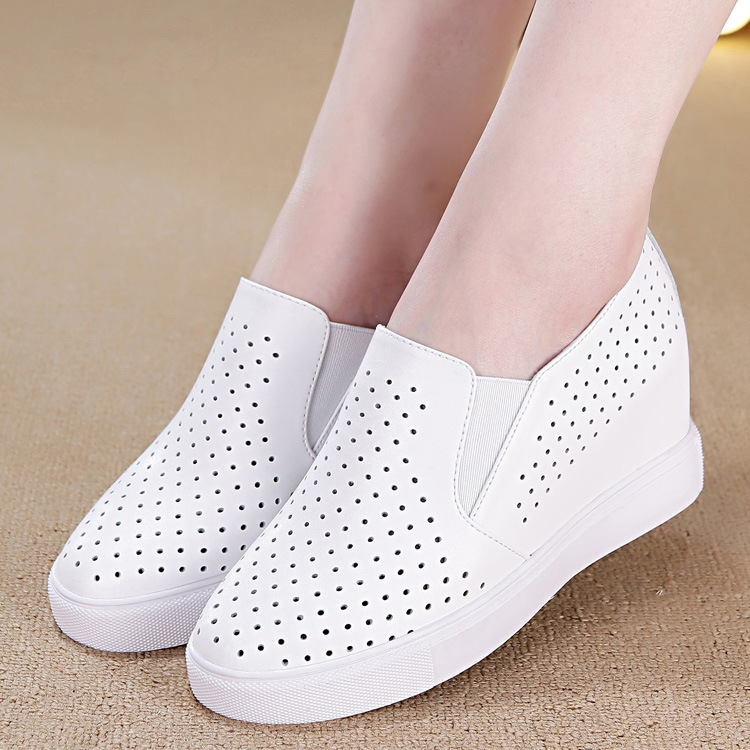 Sunday 2023 autumn new fashion women's shoes breathable women's shoes height increasing sports casual shoes women's one-piece delivery