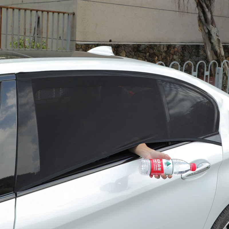 Car sun protection sunshade window mosquito net car curtain universal car mosquito net ventilation mosquito screen window