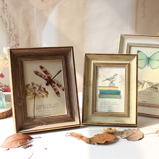 Creative European style retro photo frame 6 inch 7 inch 8 inch 10 inch A4 Wall photo frame photo rack wholesale