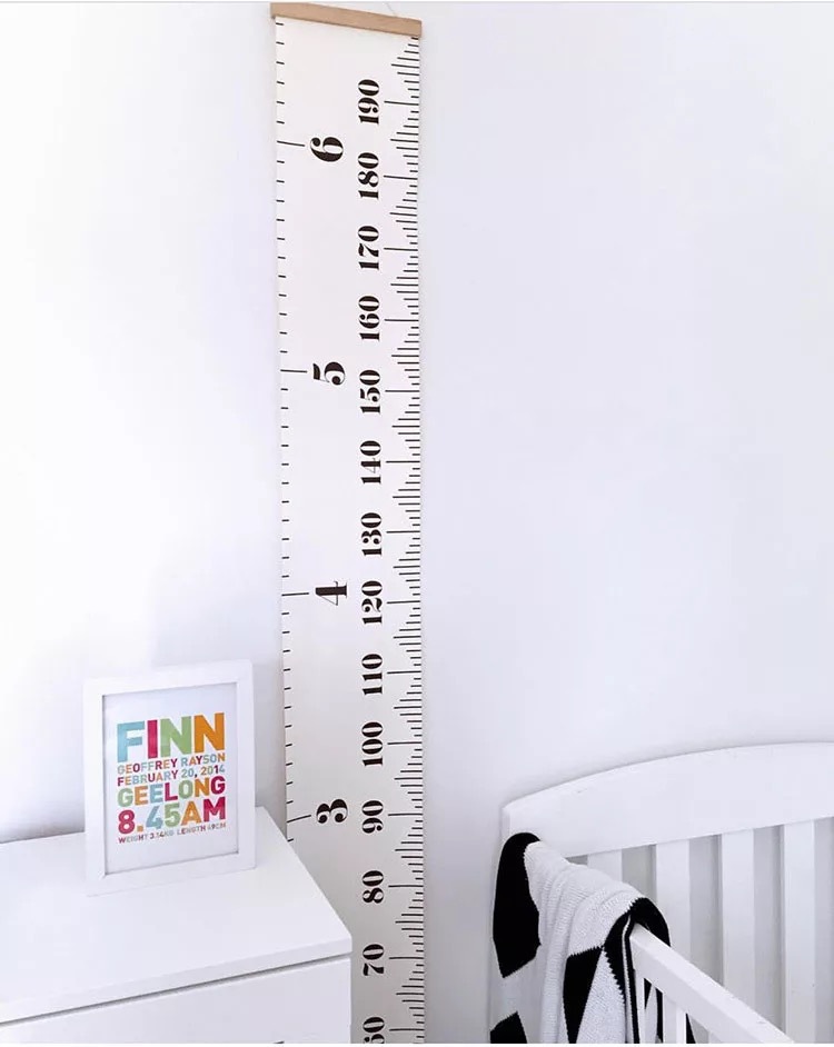 Hanging ruler measuring tool high-tech baby height ruler children's scale height ruler records children's growth