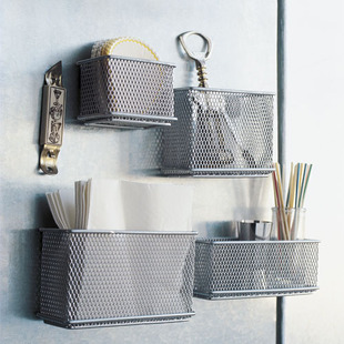One-product two-store magnetic storage box/refrigerator suction basket/receipt sundries storage