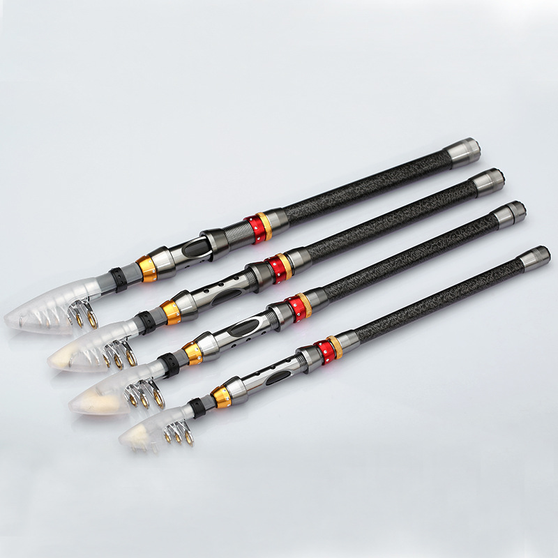 Factory direct ultra-short sea Rod throwing Rod ultra-hard sea Rod throwing rod fishing rod 1.8-3.6m carbon retractable Luya Rod