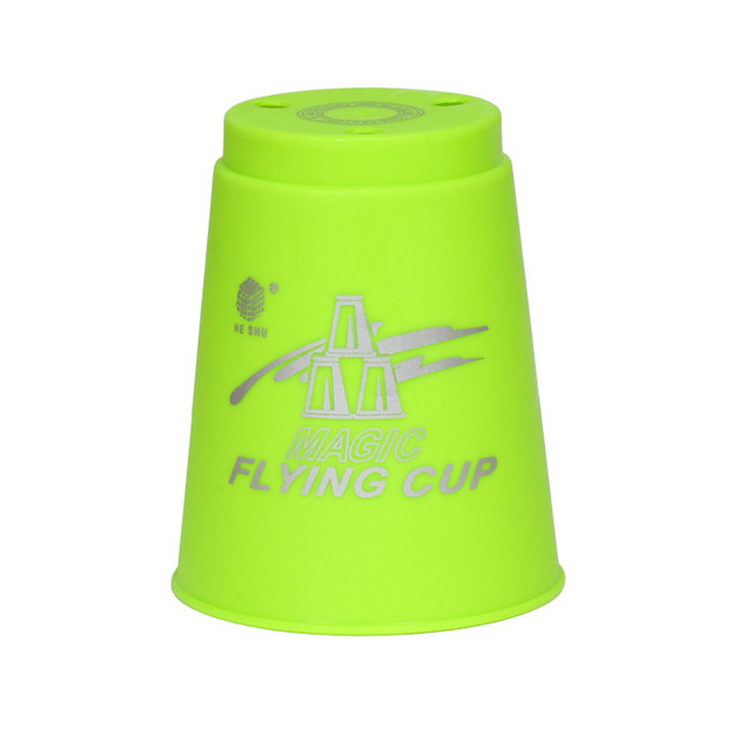 Flying stacking cup hot boxed pure version stacking cup flying saucer Cup game special puzzle Rubik's cube toys wholesale