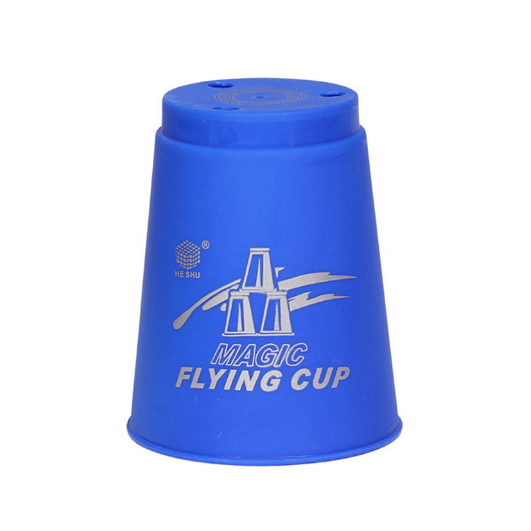 Flying stacking cup hot boxed pure version stacking cup flying saucer Cup game special puzzle Rubik's cube toys wholesale