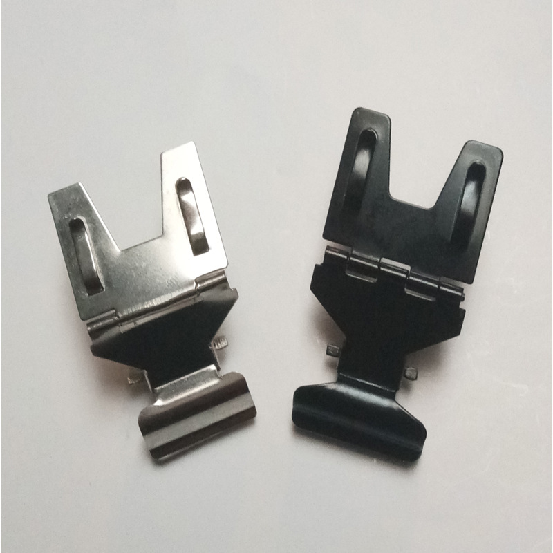 POP stainless steel label clip metal card holder Bakery baking shop cake double-headed price tag Black