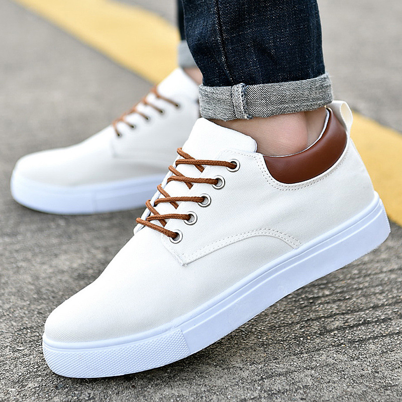 AliExpress foreign trade 2024 new canvas shoes Korean men's versatile casual shoes trendy extra large size sneakers men