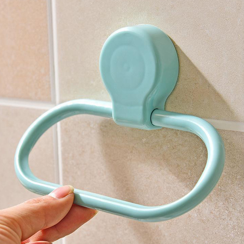 A201 Adhesive Towel Ring Kitchen Dish Rack Bathroom Bathroom Wall Hanging Towel Rack Towel Rack
