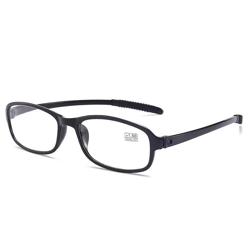 高清树脂tr90老花镜轻老人眼镜防滑脱落橡胶脚小框复古批发眼镜