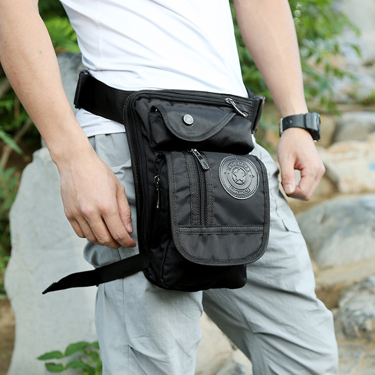 New Multifunctional Fashion Nylon Leg Hanging Bag Mountaineering Outdoor Travel Sports Convenient Waist Bag Leg Hanging Bag