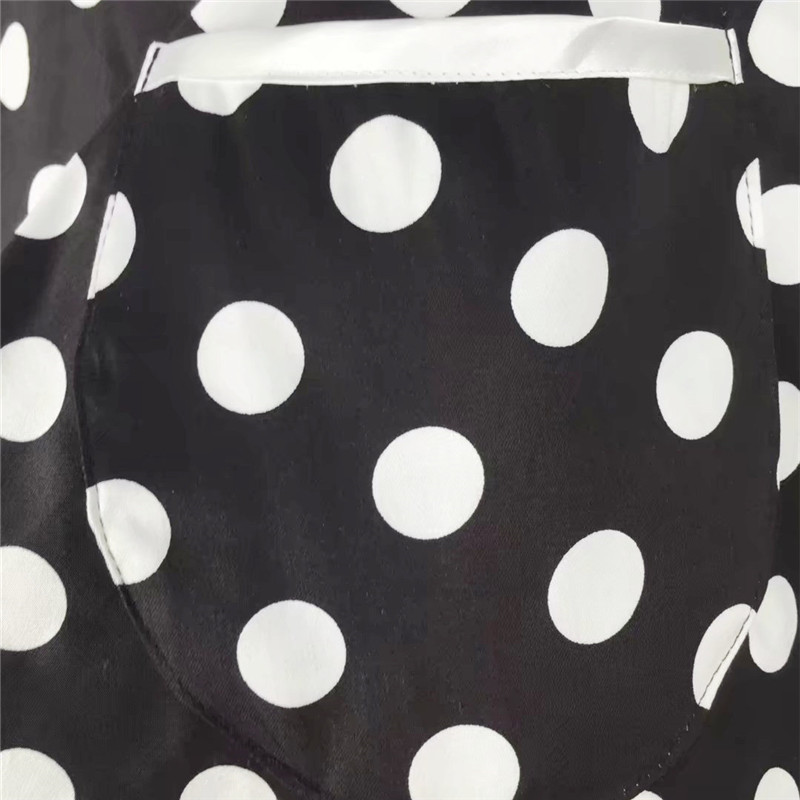 メーカー現物ファッション綿布レース丸点キッチン用品焙煎エプロン従業員作業エプロン服|undefined