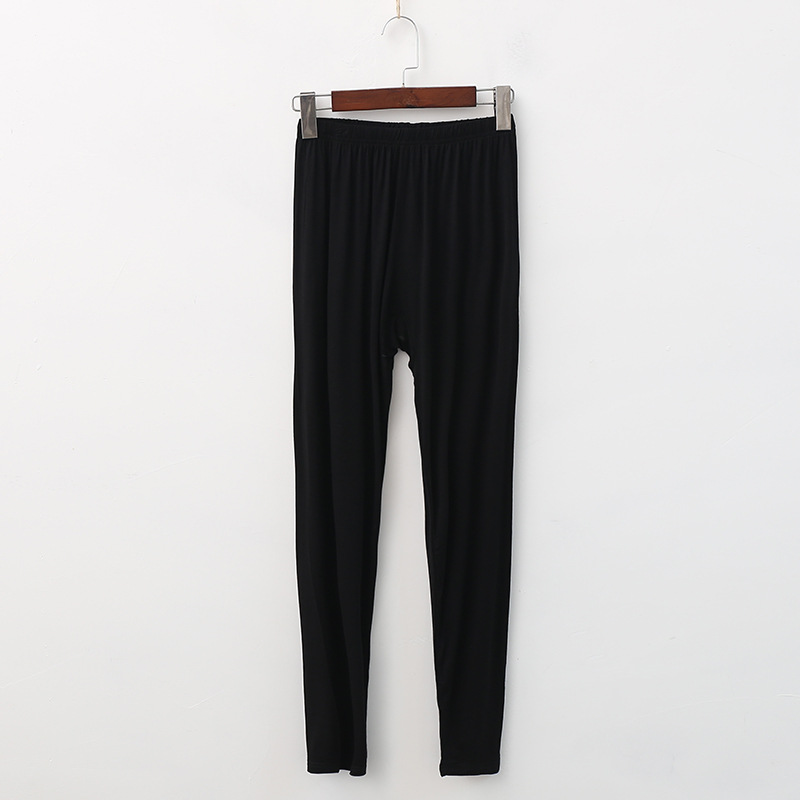 Women's Thin Plus Fat Plus Plus Plus Autumn Trousers Women's Single Middle-aged and Old-age Elastant Pants plus size Warm Pants Fat mm200