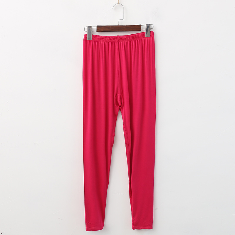 Women's Thin Plus Fat Plus Plus Plus Autumn Trousers Women's Single Middle-aged and Old-age Elastant Pants plus size Warm Pants Fat mm200