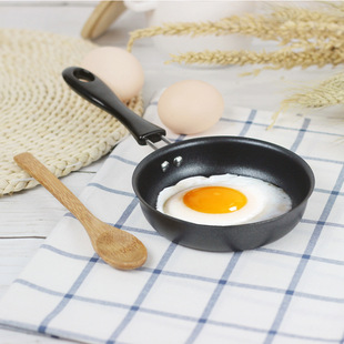 Cross-border mini cast iron pan non-stick pan egg frying artifact pan smoke-free pan egg dumpling pot hot oil small iron pan