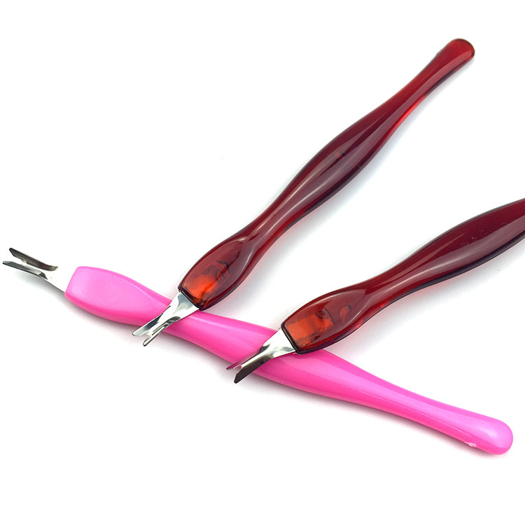Factory direct nail art dead skin push stainless steel dead skin fork exfoliating manicure dead skin shovel spot supply