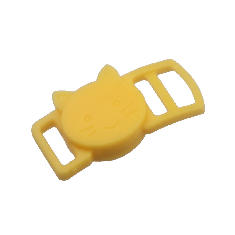 Pet cat accessories connection buckle black plastic small buckle color buckle suitable for 10-15mm webbing