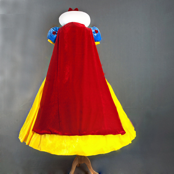 S-4XL plus size Halloween cosplay Costume Adult Snow White Dress Fairy Tale Stage Costume