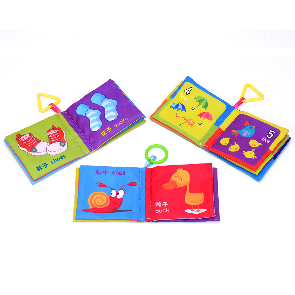 Cloth Book Children Baby Baby Early Teaching Toy Figure Cognitive Bite Not Bad Literacy Book New Set