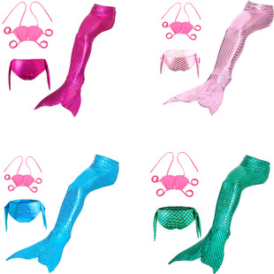 Mermaid Swimsuit Foreign Trade Swimsuit Children Export bikini European and American Girls Swimsuit Women bikini Three-piece Set