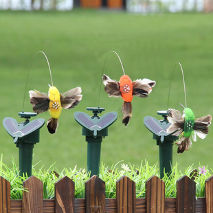 Solar feather bird flower arrangement simulation butterfly flying simulation Bird Gardening decoration shopping mall shop decoration