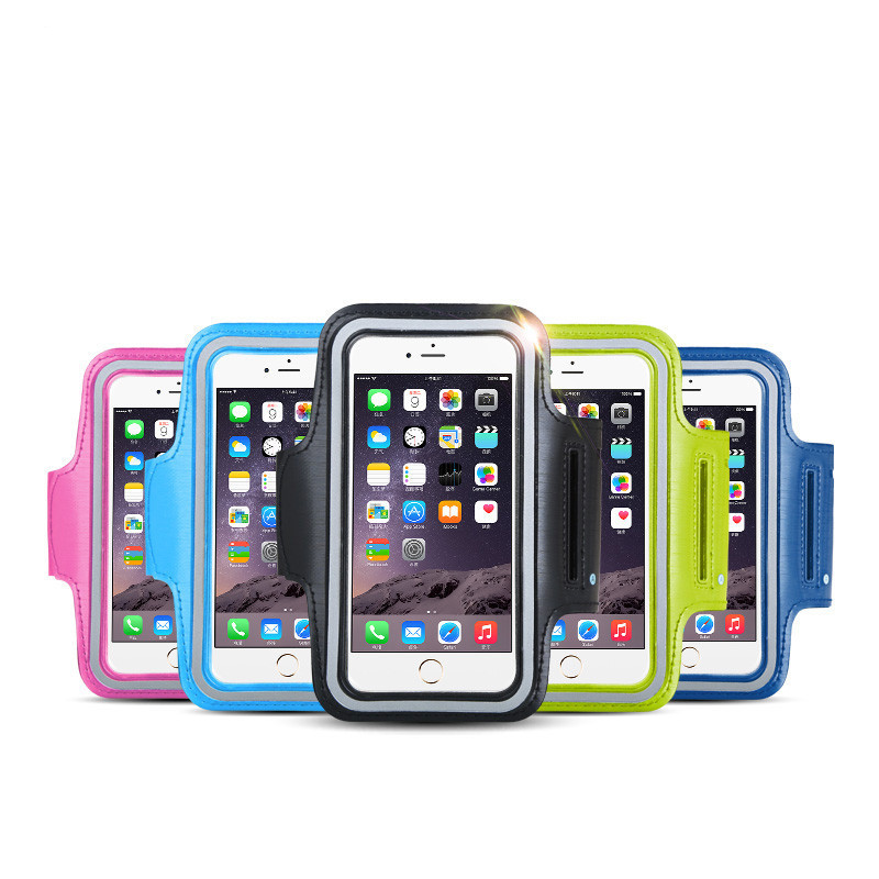 Outdoor running sports mobile phone arm bag wrist bag diving material arm bag mobile phone arm band Sports running arm