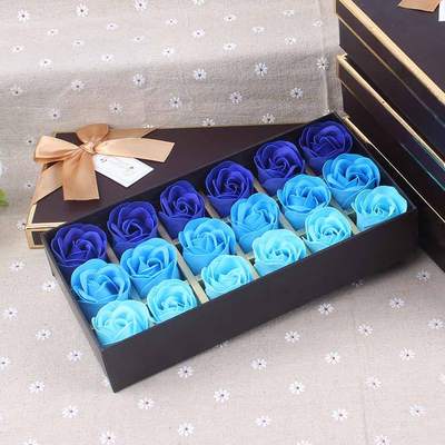 Factory wholesale 18 rose soap flower gift box Valentine's Day wedding housewarming creative practical artificial flower gift