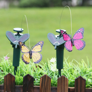 Solar Butterfly Hummingbird Gardening Pastoral Shopping Mall Shop Decorative Toys Electric Flying Simulation Butterfly
