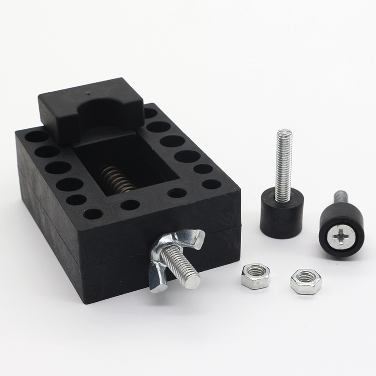 Flat Mini small vise table vise text play drilling carving fixed fixture Workbench walnut clamping tool