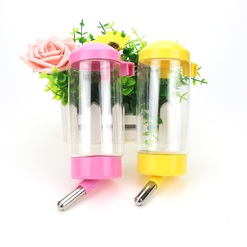 Wholesale simple hanging automatic pet water dispenser ball type dog water dispenser Cat Water Bottle 400ml
