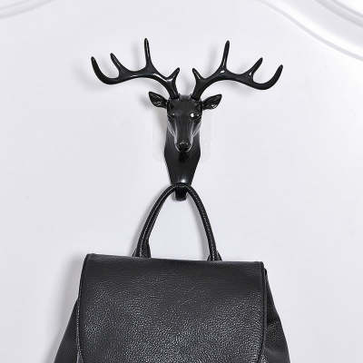 Antler American Wall Decoration Hook Creative Distinctive Deer Head Wall Hook Traceless Key Wall Hook