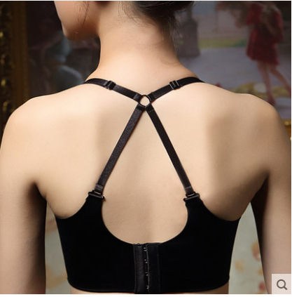 in stock O-ring Beautiful Back Cross Shoulder Strap Bra Strap Underwear Shoulder Strap Thin Anti-slip Strap Invisible Shoulder Strap