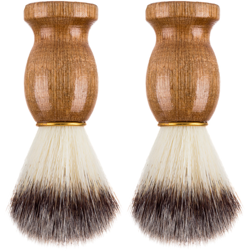 Soft hair brush men's shaving brush pig sideburns brush new portable beard brush hair salon beauty tools