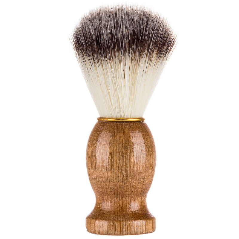 Soft hair brush men's shaving brush pig sideburns brush new portable beard brush hair salon beauty tools