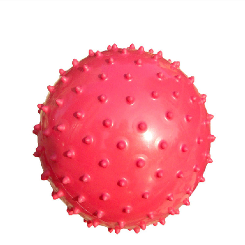 Wholesale children's inflatable toys barbed massage ball kindergarten children's inflatable barbed ball wholesale stall hot sale