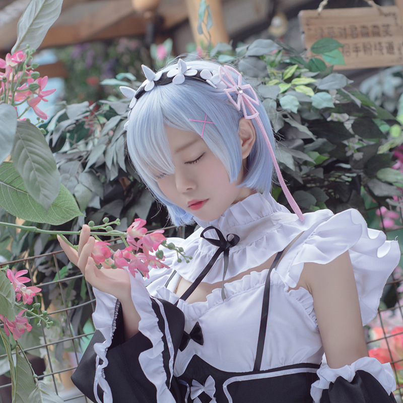 Life in a different world from scratch Large-size Remrem Ram cosplay Women's Clothing Maid Clothing Maid Clothing