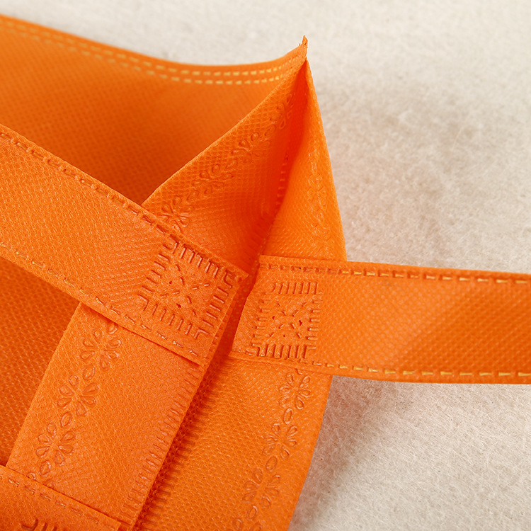 Foreign trade cross-border spot color theme non-woven hand shopping bag gift packaging candy non-woven bag