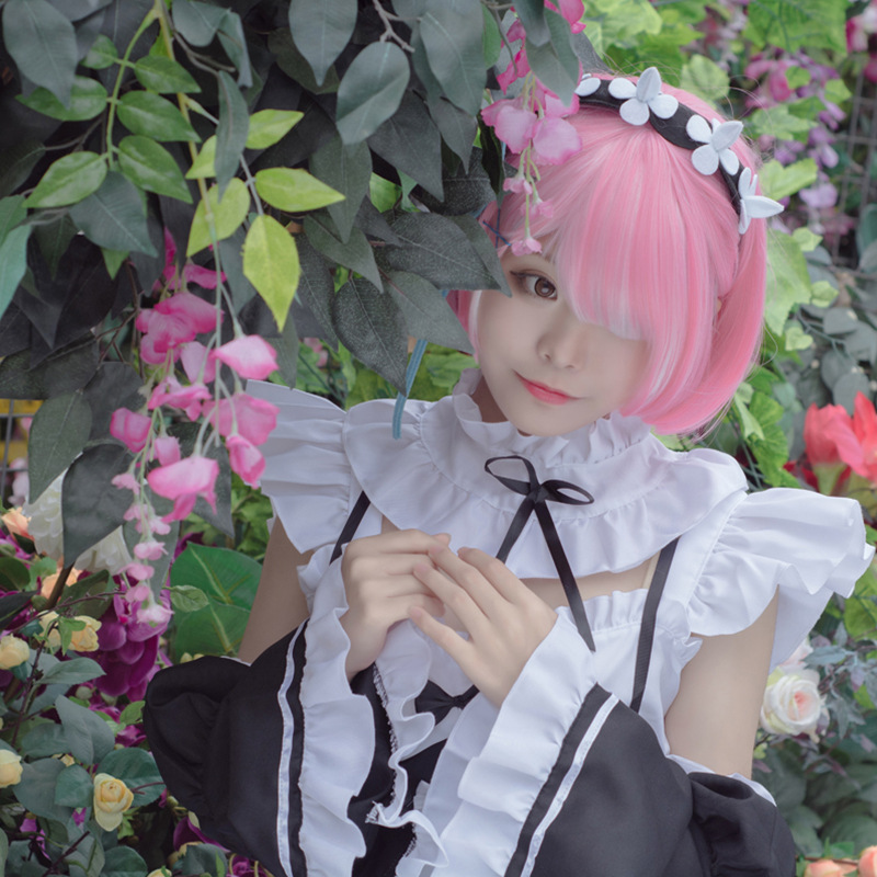Life in a different world from scratch Large-size Remrem Ram cosplay Women's Clothing Maid Clothing Maid Clothing
