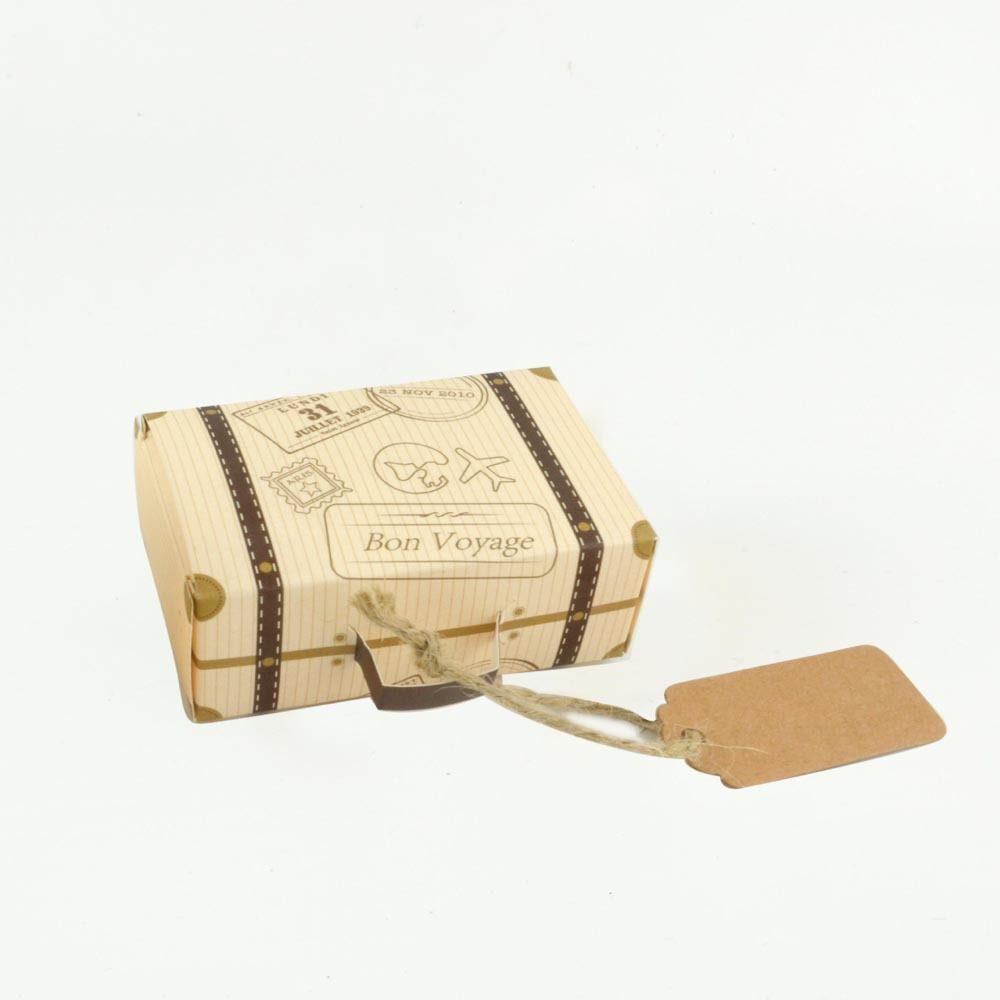 European Creative Amazon Mini Luggage Candy Box Wedding Gift Candy Packaging Box Aircraft Carton Wholesale
