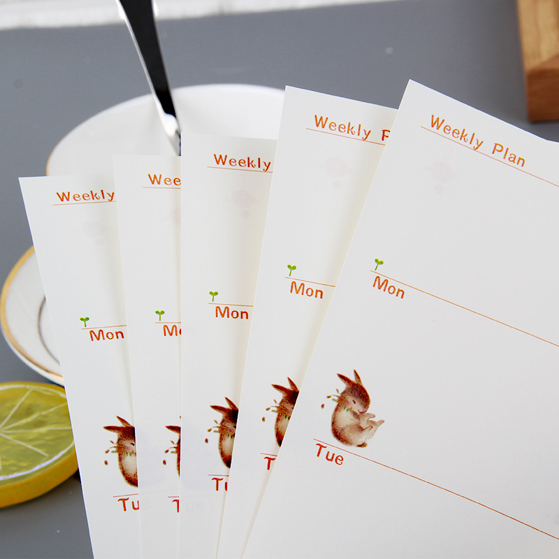 Forest girl A6 six-hole loose-leaf core replacement hand Account Book color notebook core