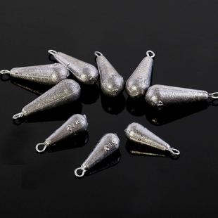 Drop-shaped lead pendant string hook lead pendant fishing gear accessories fishing supplies wholesale