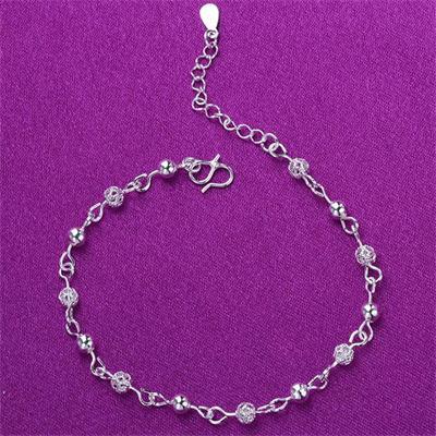 Multi-layer silver bracelet ladies fashion Korean beaded jewelry stall goods gifts small jewelry gift wholesale manufacturers