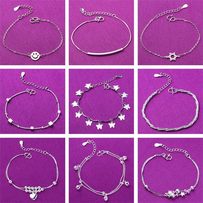 Multi-layer silver bracelet ladies fashion Korean beaded jewelry stall goods gifts small jewelry gift wholesale manufacturers