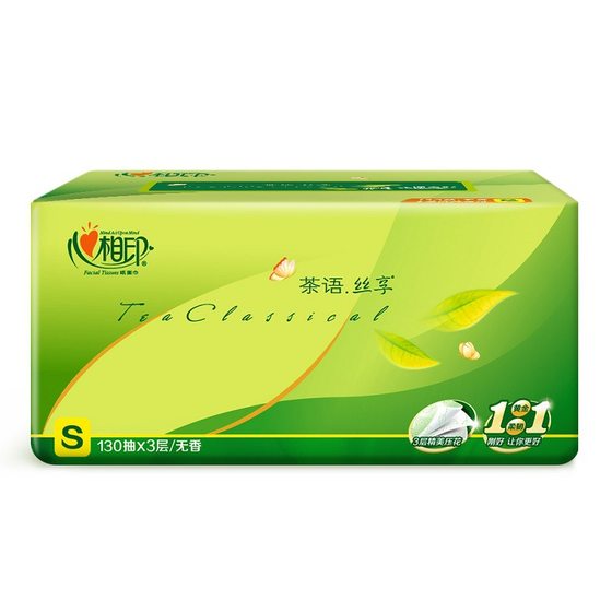 Photo printing paper tea series 130 three-layer napkin Toilet Paper 6 packs wholesale facial tissue household tissue