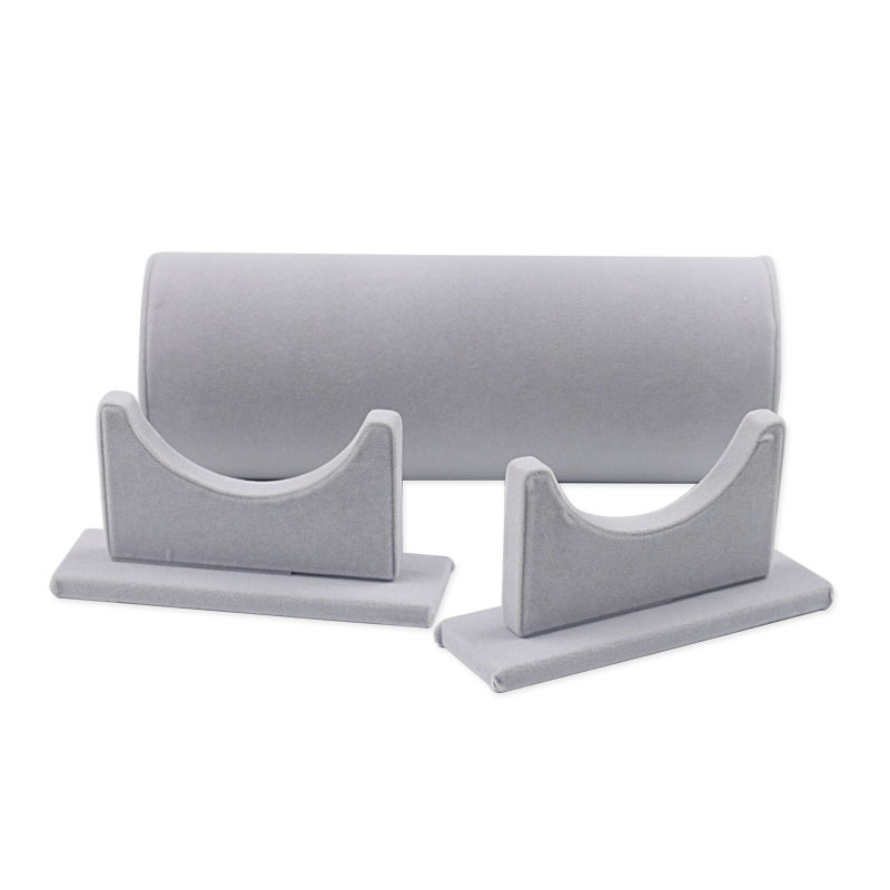 Korean version of high quality flannel multi-use hair band hair band shop display props head hoop rack head jewelry hair pin rack wholesale