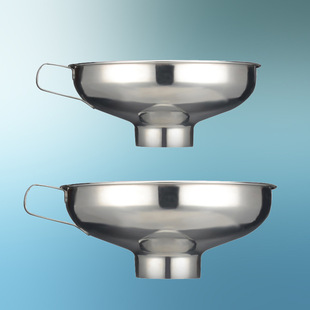 304 Stainless Steel Salsa Dressing Wide Mouth Funnel Household Large Diameter Food Pickles Kitchen Enema Jam Small Funnel