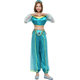 Export Japanese Halloween Clothing Arab Princess Clothing Indian Dancer Performance Clothing Two-color Sexy Belly Dance Clothing