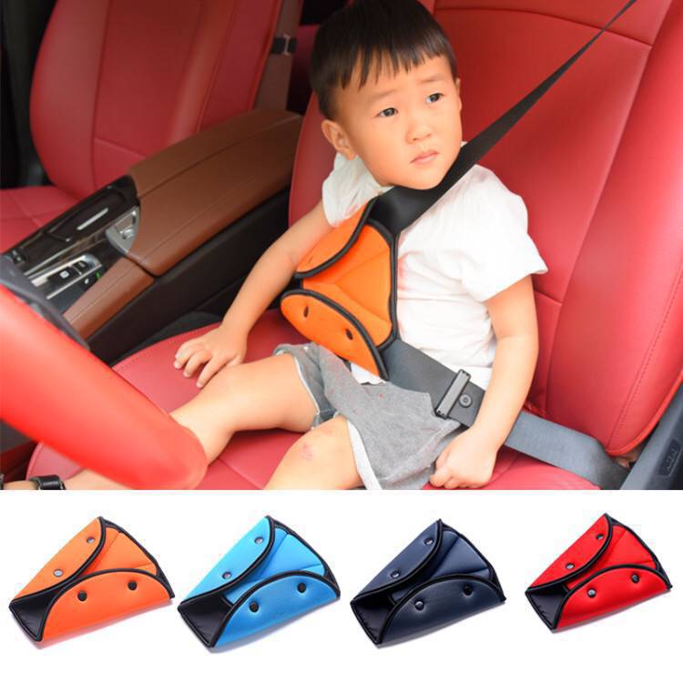 Car seat belt shoulder pad cartoon cute interior children's seat belt retainer anti-tire neck a generation of hair