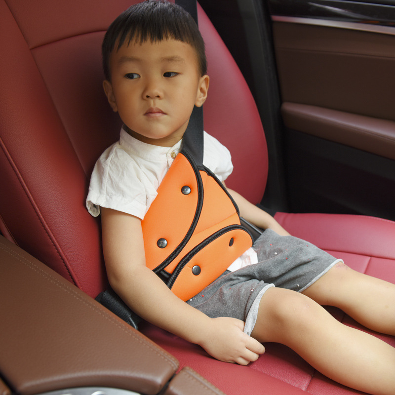 Car seat belt shoulder pad cartoon cute interior children's seat belt retainer anti-tire neck a generation of hair