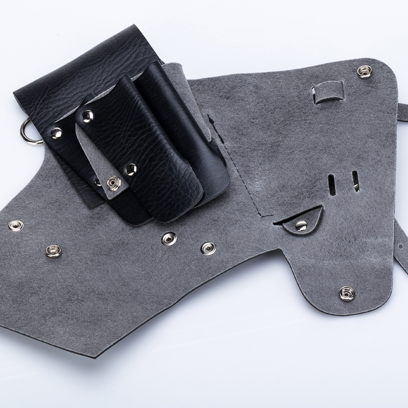 Hair Salon Hairdresser Hairdresser Waist Bag Satchel Kit Stylist Waist Bag Detachable Scissor Bag Beauty Tools