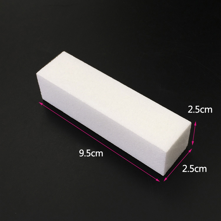 Factory direct nail grinding grinding block high foaming white tofu nail manicure nail file environmental protection