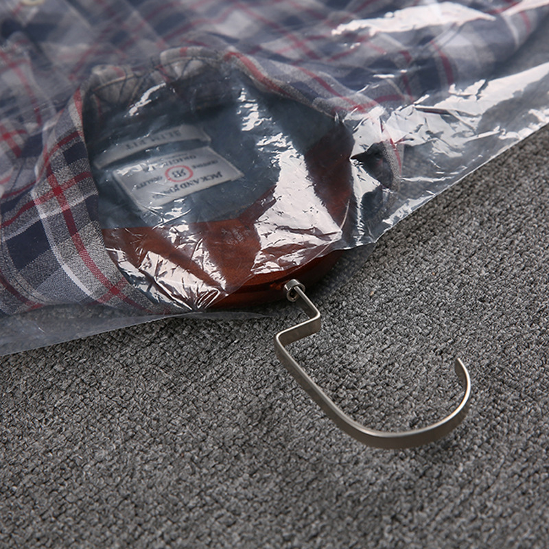 Transparent Dust Bag Suit Coat Dust Cover Clothes Dust Cover Plastic Hanging Bag Clothing Dry Cleaner Disposable